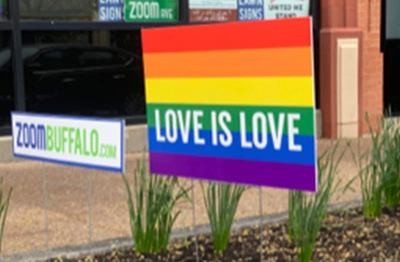 Love is Love Lawn Sign