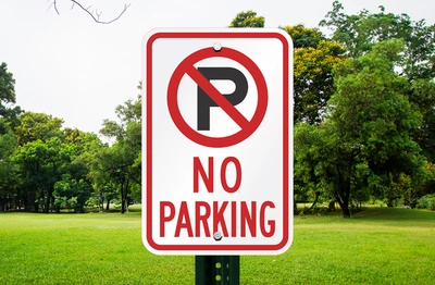 No Parking - Dibond Sign