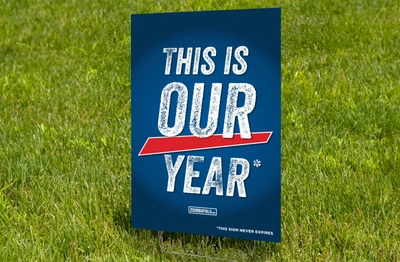 This is Our Year Sign