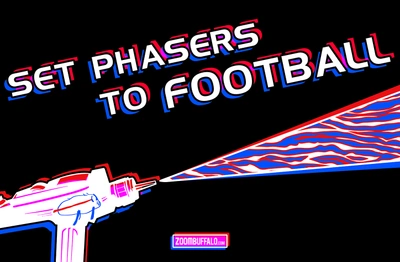 Set Phasers to Football Sign