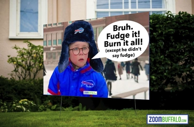 Ralphie Burn it All Lawn Sign