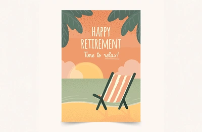Retirement Cards 6x4