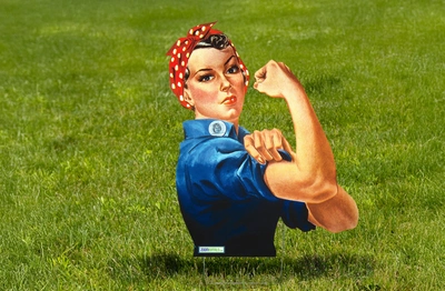 Rosie the Riveter Lawn Sign https://d2ngzhadqk6uhe.cloudfront.net/zoombuffa/images/product/rosie-lawnsign.jpg