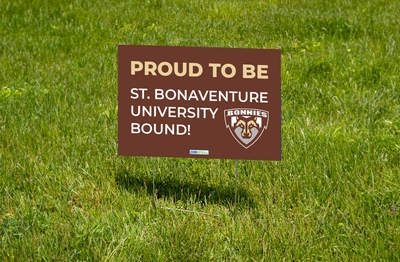 St. Bonaventure University Bound Lawn Sign (Stake Included)