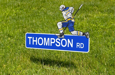 Thompson Rd lawn sign