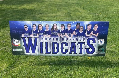 Softball/ Baseball lawn sign (Various sizes)