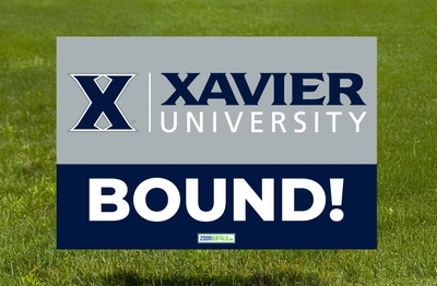 Xavier University Bound Lawn Sign