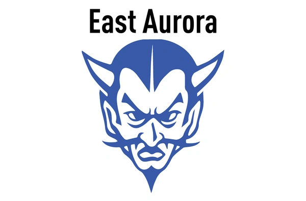 East Aurora High School Iron On Logo for Garments (Jackets, Shirts) 2