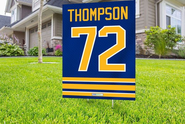 Thompson #72 (blue/gold)