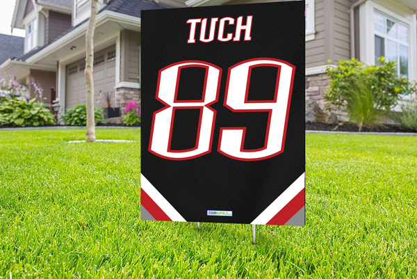 Tuch #89 (black/red)