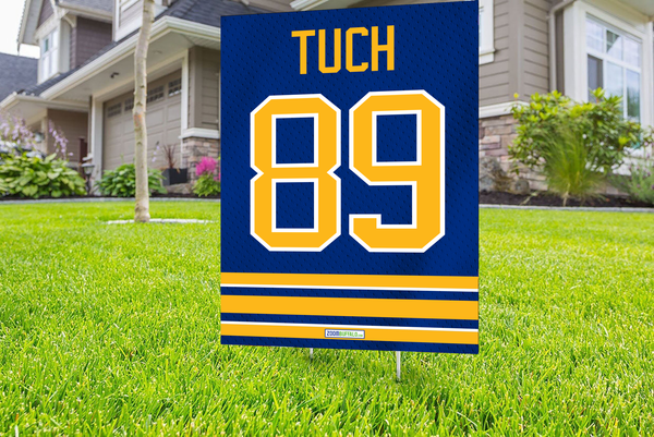 Tuch #89 (blue/gold)