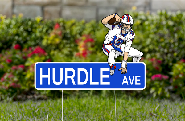 Hurdle Ave lawn sign (various sizes) 3