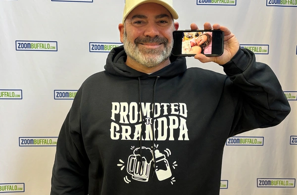 Promoted to Grandpa Iron-on Graphic 1