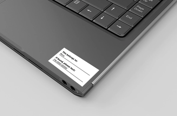 Personalized "If Found, Please Text" Stickers 2