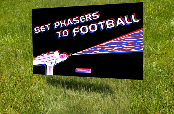 Set Phasers to Football Sign 1