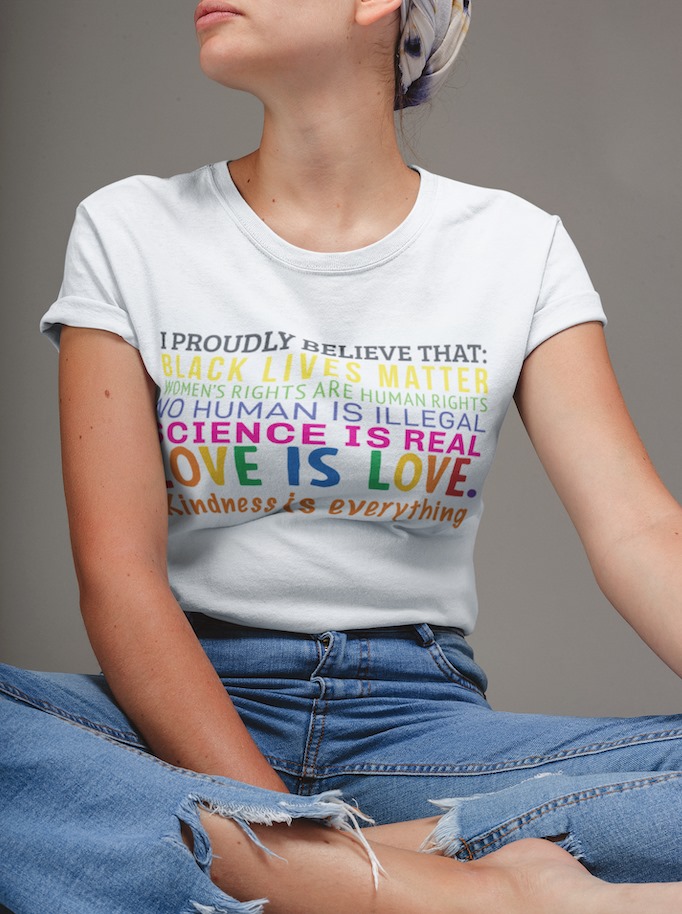I Proudly Believe T-Shirt ($5 donated to ACLU) I Proudly Believe T-Shirt ($5 donated to ACLU)