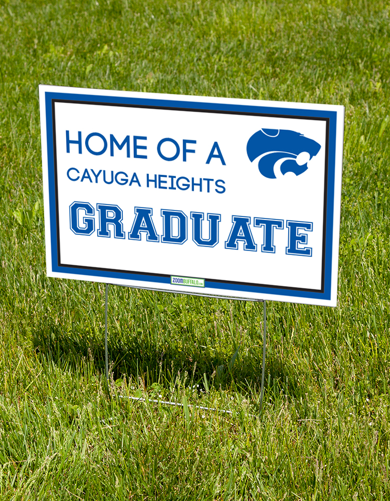 Cayuga Heights Graduate Lawn Sign (Stake Included) Cayuga Heights Graduate Lawn Sign (Stake Included)