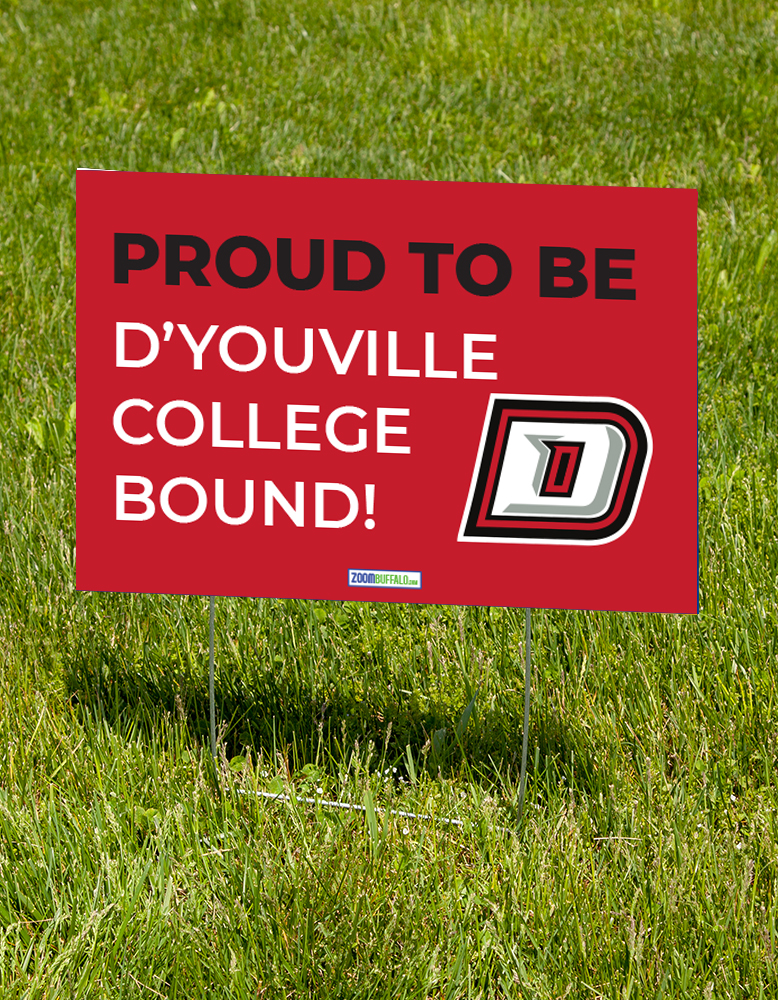D'Youville College Bound Lawn Sign (Stake Included) D'Youville College Bound Lawn Sign (Stake Included)