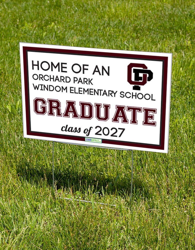 Orchard Park Windom Elementary School Lawn Sign (Stake Included) Orchard Park Windom Elementary School Lawn Sign (Stake Included)