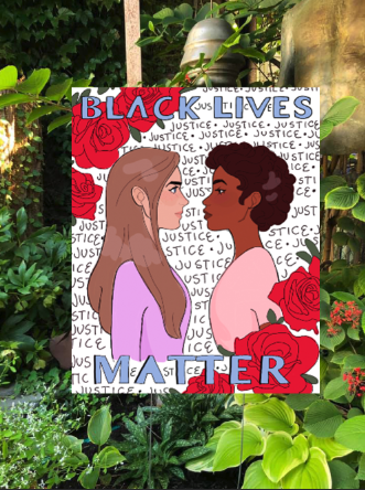 Black Lives Matter (Jane Benz Drawing) Lawn Sign Black Lives Matter (Jane Benz Drawing) Lawn Sign