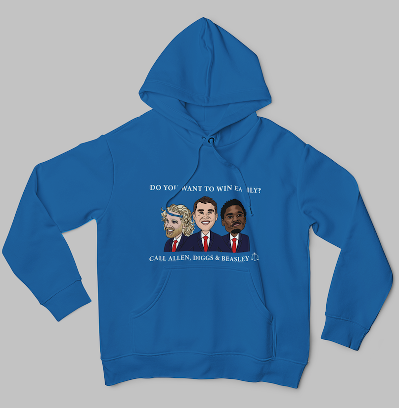 Allen Diggs & Beasley Hoodie Allen Diggs & Beasley Hoodie