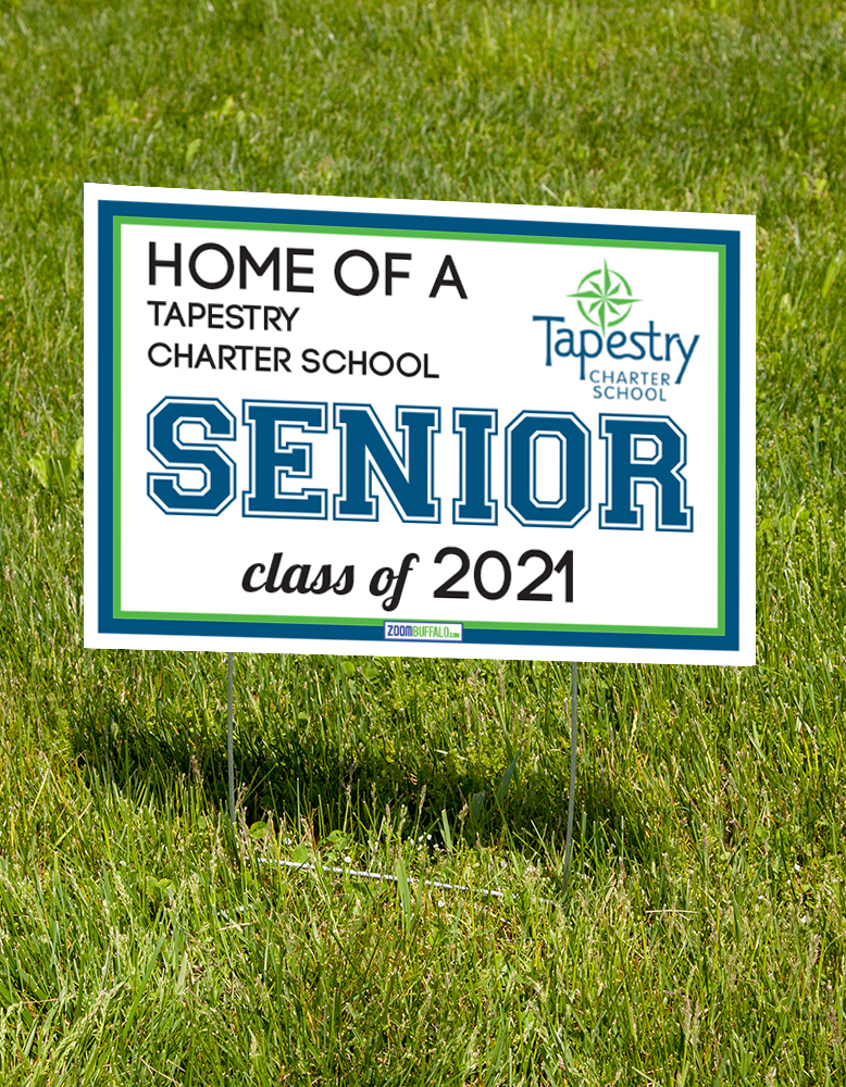 Tapestry Charter School 2021 Lawn Sign (stake Included) Tapestry Charter School 2021 Lawn Sign (stake Included)