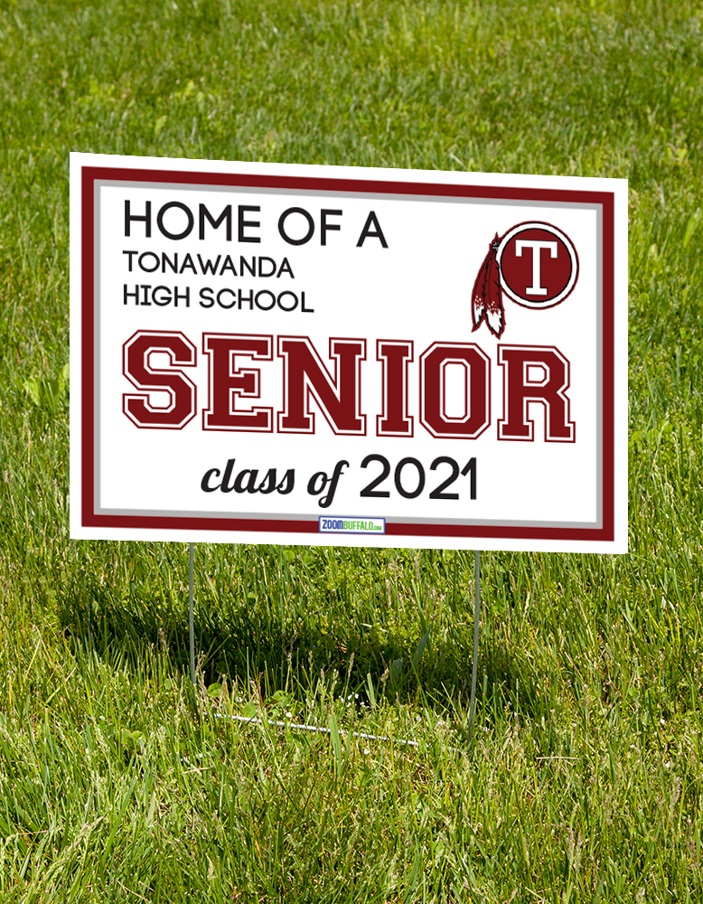 Tonawanda High School 2021 Lawn Sign (stake Included) Tonawanda High School 2021 Lawn Sign (stake Included)