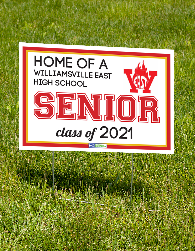Williamsville East High School 2021 Lawn Sign (stake Included) Williamsville East High School 2021 Lawn Sign (stake Included)
