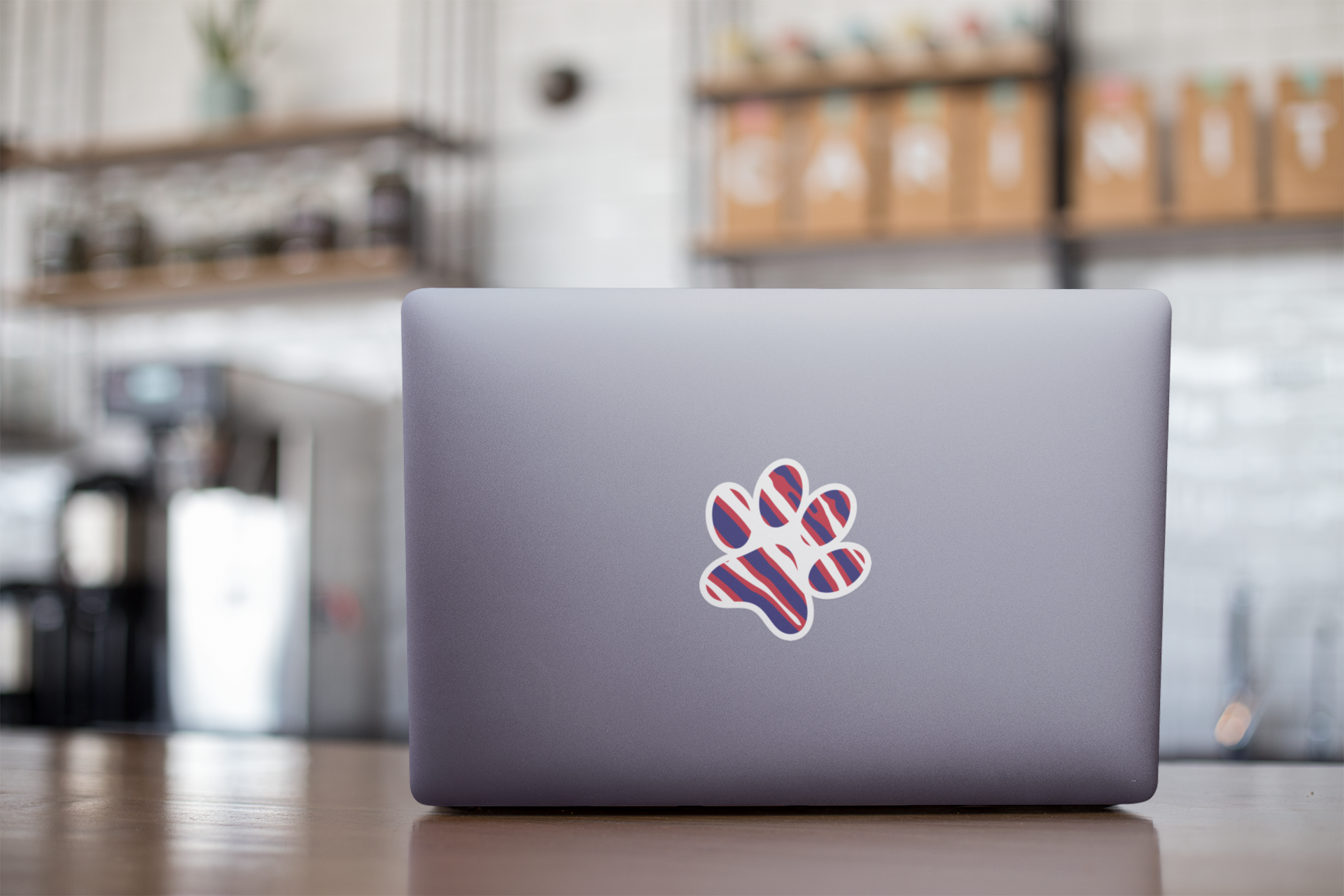 Zubaz Paw Print Sticker - 5 Zubaz Paw Print Sticker - 5
