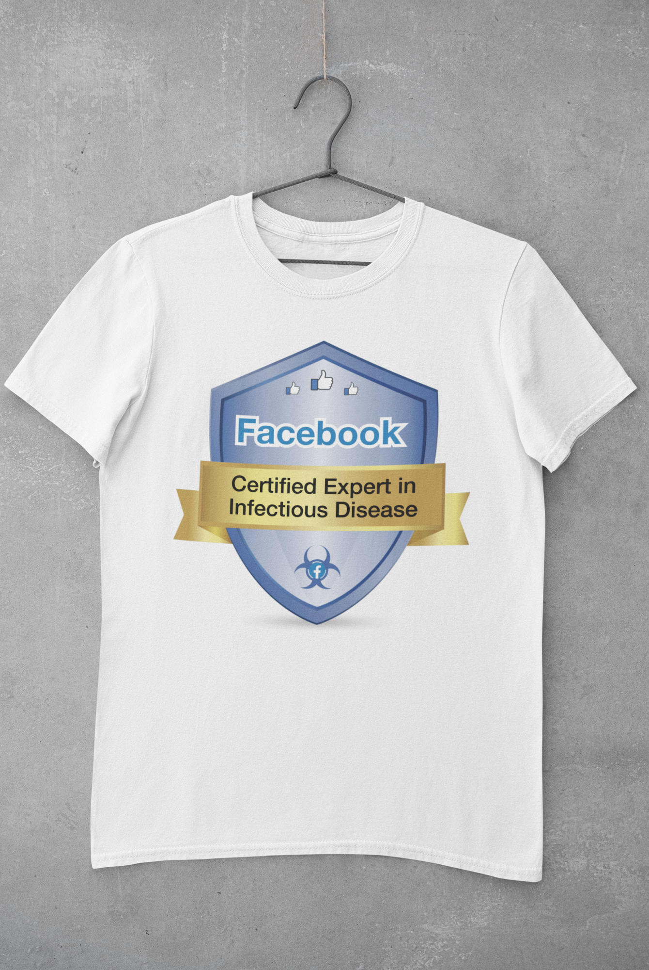 Facebook Certified Expert in Infectious Disease Tshirt Facebook Certified Expert in Infectious Disease Tshirt
