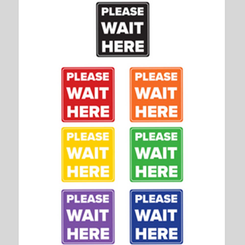 6 inch Social Distancing Floor Stickers (temporary) 6 inch Social Distancing Floor Stickers (temporary)